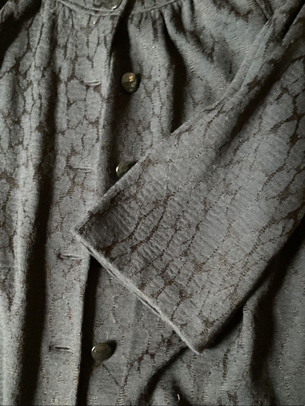 St. John Collection a-line button-front jacket - Picture 4 of 4